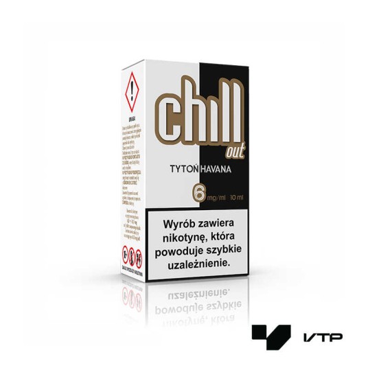 **LIQUID CHILL OUT - Tytoń Havana 6mg 10ml -zdjęcie numer 1