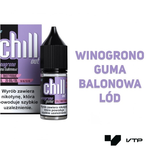 Liquid Chill Out - Winogr Guma Balonow 10 ml 20 mg -zdjęcie numer 2