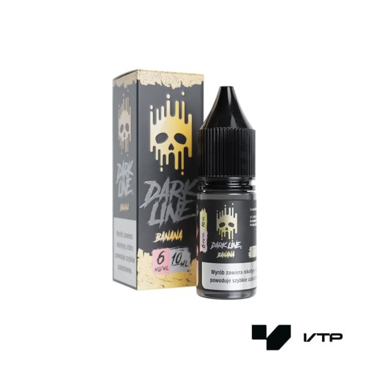 **LIQUID DARK LINE - BANANA 10ML 06MG -zdjęcie numer 1