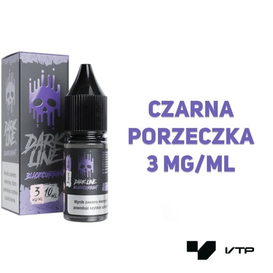 *LIQUID DARK LINE - BLACK CURRANT 10ML 03MG -zdjęcie numer 2