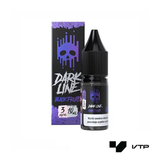 *LIQUID DARK LINE - BLACK FRUITS 10ML 03MG -zdjęcie numer 1