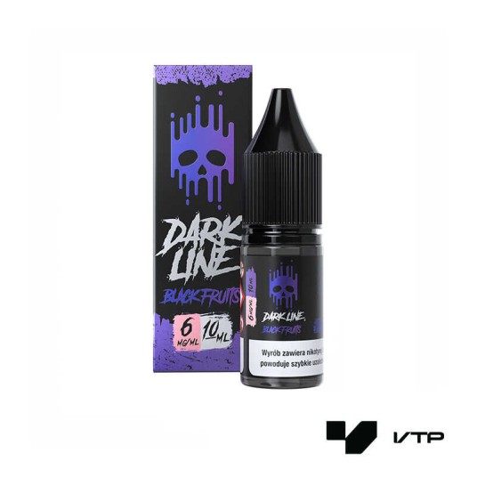 *LIQUID DARK LINE - BLACK FRUITS 10ML 06MG -zdjęcie numer 1