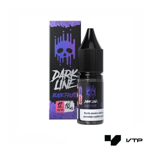 *LIQUID DARK LINE - BLACK FRUITS 10ML 12MG -zdjęcie numer 1