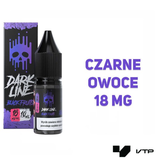 *LIQUID DARK LINE - BLACK FRUITS 10ML 18MG -zdjęcie numer 2