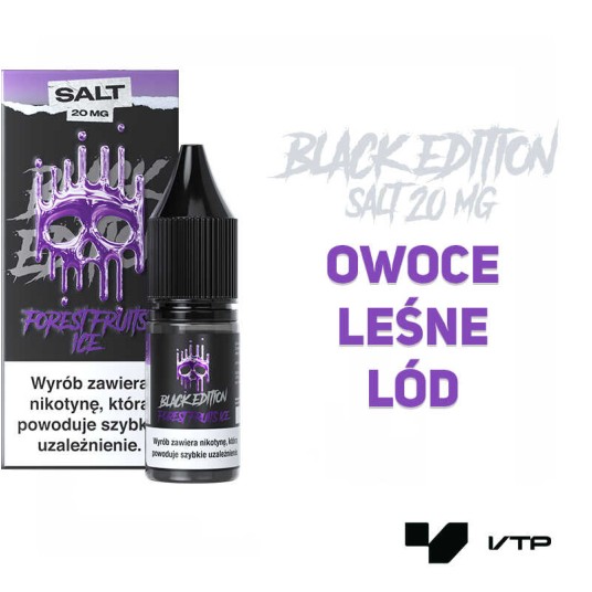 *LIQUID DARK LINE BLACK SALT - FOREST FRUIT ICE 20 -zdjęcie numer 2