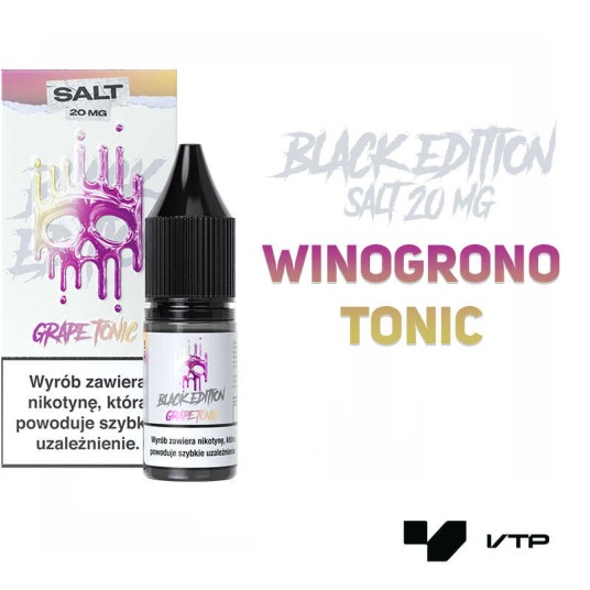 *LIQUID DARK LINE BLACK SALT - GRAPE TONIC 20MG -zdjęcie numer 2