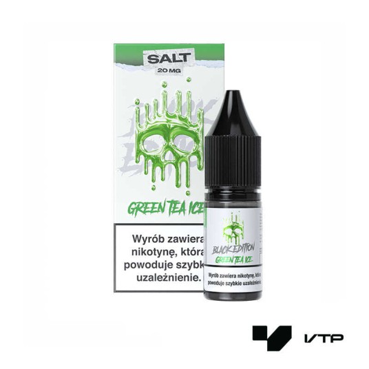 *LIQUID DARK LINE BLACK SALT - GREEN TEA ICE 20MG -zdjęcie numer 1