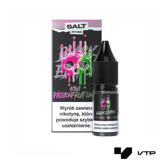 *LIQUID DARK LINE BLACK SALT - KIWI PASSIO LIME 20 -zdjęcie numer 1