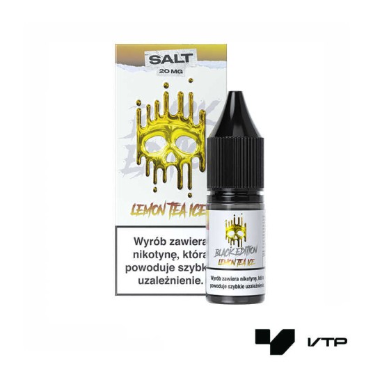 *LIQUID DARK LINE BLACK SALT - LEMON TEA ICE 20MG -zdjęcie numer 1