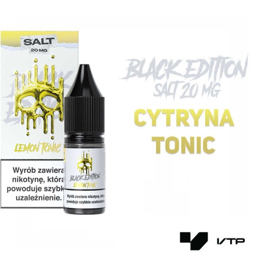 *LIQUID DARK LINE BLACK SALT - LEMON TONIC 20MG -zdjęcie numer 2