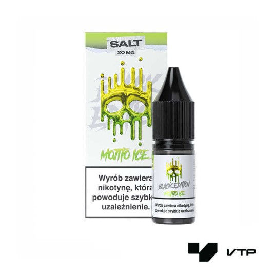 *LIQUID DARK LINE BLACK SALT - MOJITO ICE 20MG -zdjęcie numer 1