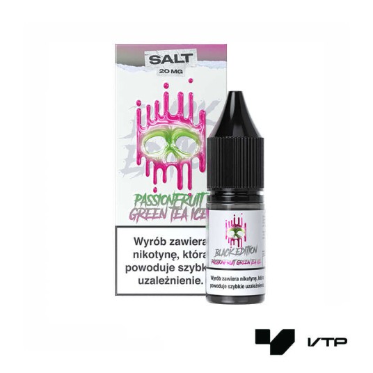 *LIQUID DARK LINE BLACK SALT - PAS GREEN TEA IC 20 -zdjęcie numer 1
