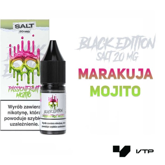 *LIQUID DARK LINE BLACK SALT - PASSION MOJITO 20MG -zdjęcie numer 2