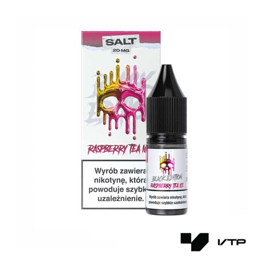 *LIQUID DARK LINE BLACK SALT - RASPBERRY TEA IC 20 -zdjęcie numer 1
