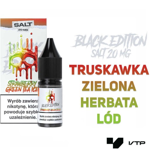 *LIQUID DARK LINE BLACK SALT - STRA GREEN TE IC 20 -zdjęcie numer 2