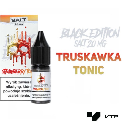 *LIQUID DARK LINE BLACK SALT - STRAW TONIC 20MG -zdjęcie numer 2