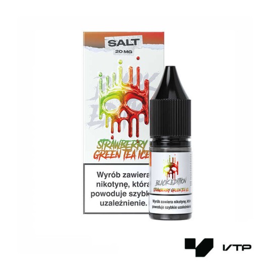 **LIQUID DARK LINE BLACK - STRAW GREEN TEA ICE 20M -zdjęcie numer 1