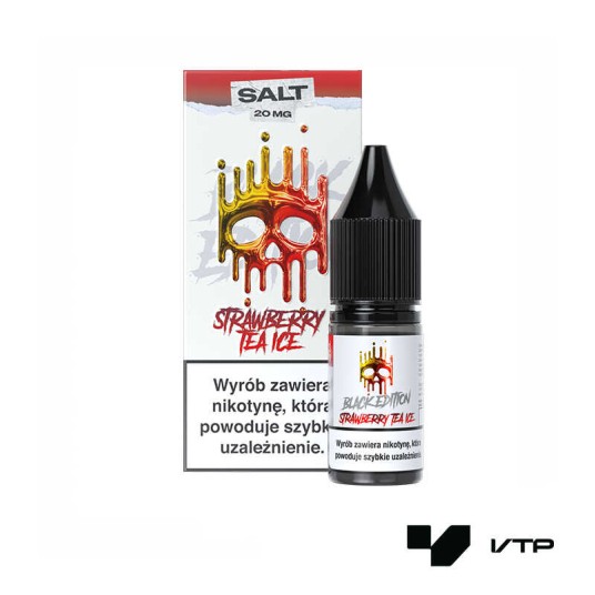 **LIQUID DARK LINE BLACK - STRAWBERRY TEA ICE 20MG -zdjęcie numer 1