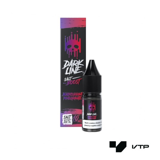 *LIQUID DARK LINE BOOST SALT-BLACK POMEGRANAT 10ML -zdjęcie numer 1