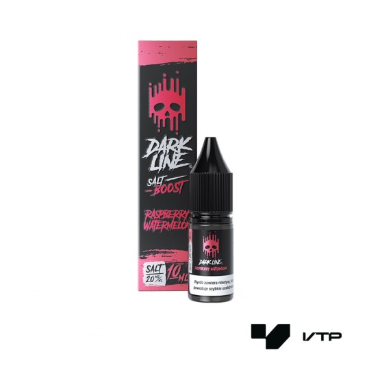 *LIQUID DARK LINE BOOST SALT-RASP WATERM 10ML 20MG -zdjęcie numer 1