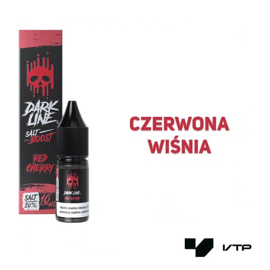 *LIQUID DARK LINE BOOST SALT-RED CHERRY 10ML 20MG -zdjęcie numer 2
