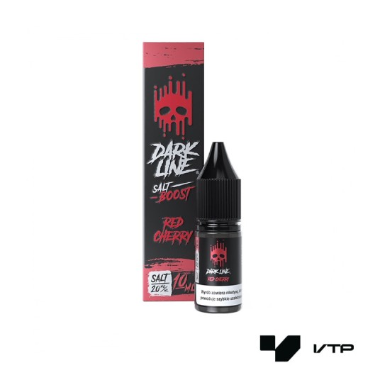 *LIQUID DARK LINE BOOST SALT-RED CHERRY 10ML 20MG -zdjęcie numer 1