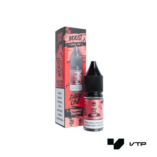 *LIQUID DARK LINE BOOST SALT-STRAW TANGERINE 10ML -zdjęcie numer 1