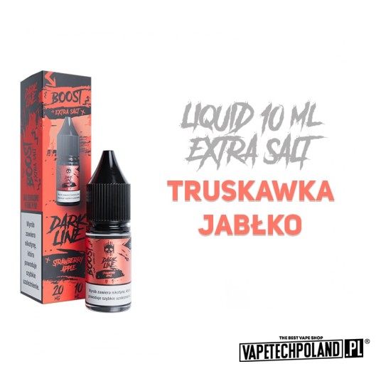 *LIQUID DARK LINE BOOST SALT-STRAWBERRY APPLE 10M -zdjęcie numer 2