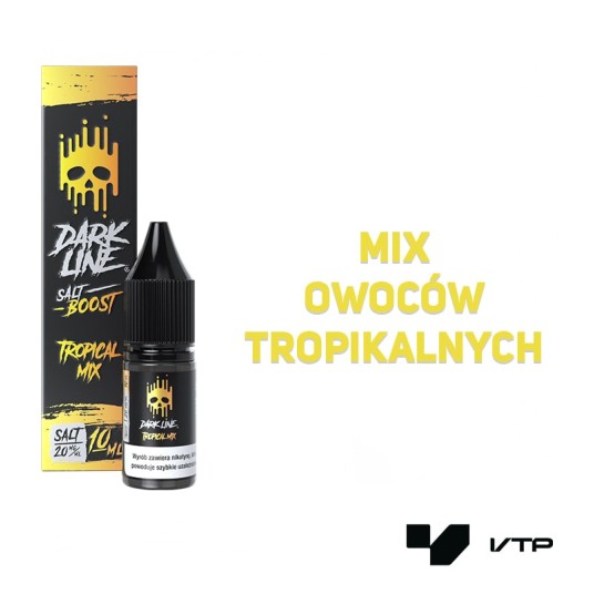 *LIQUID DARK LINE BOOST SALT-TROPIC MIX 10ML 20MG -zdjęcie numer 2