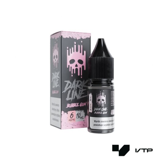 *LIQUID DARK LINE - BUBBLE GUM 10ML 06MG -zdjęcie numer 1