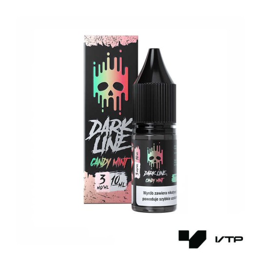 *LIQUID DARK LINE - CANDY MINT 10ML 03MG -zdjęcie numer 1