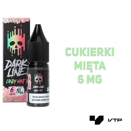 *LIQUID DARK LINE - CANDY MINT 10ML 06MG -zdjęcie numer 2