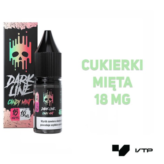 *LIQUID DARK LINE - CANDY MINT 10ML 18MG -zdjęcie numer 2