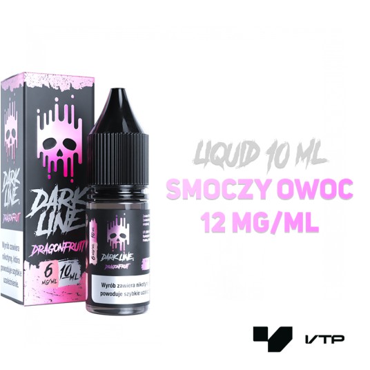 *LIQUID DARK LINE - DRAGONFRUIT 10ML 12MG -zdjęcie numer 2