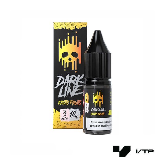 *LIQUID DARK LINE - EXOTIC FRUITS 10ML 03MG -zdjęcie numer 1