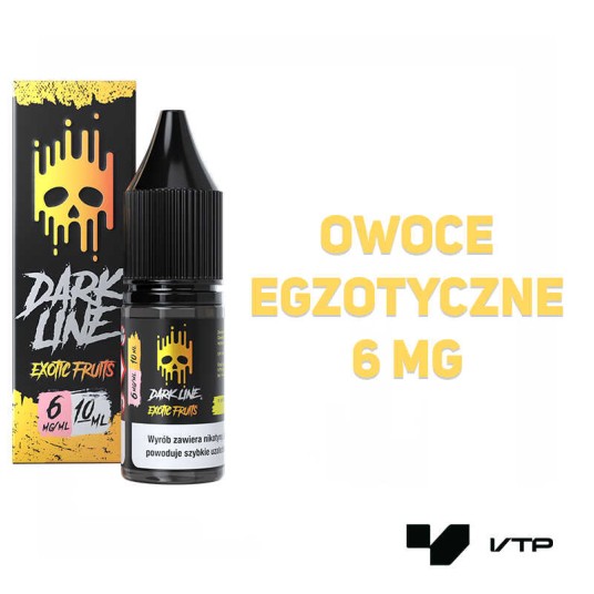 *LIQUID DARK LINE - EXOTIC FRUITS 10ML 06MG -zdjęcie numer 2