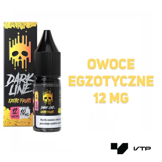 *LIQUID DARK LINE - EXOTIC FRUITS 10ML 12MG -zdjęcie numer 2