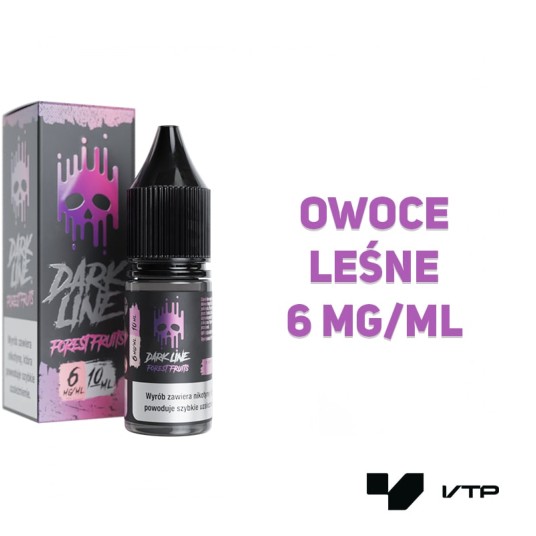 *LIQUID DARK LINE - FOREST FRUITS 10ML 06MG -zdjęcie numer 2