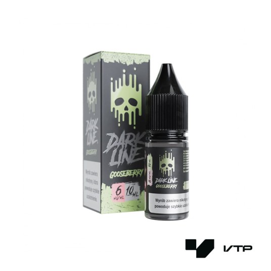 *LIQUID DARK LINE - GOOSEBERRY 10ML 06MG -zdjęcie numer 1