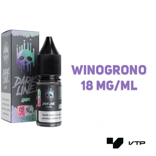 *LIQUID DARK LINE - GRAPE 10ML 18MG -zdjęcie numer 2