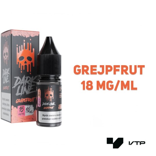 *LIQUID DARK LINE - GRAPEFRUIT 10ML 18MG -zdjęcie numer 2