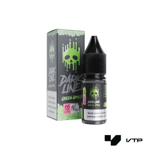 *LIQUID DARK LINE - GREEN APPLE 10ML 18MG -zdjęcie numer 1