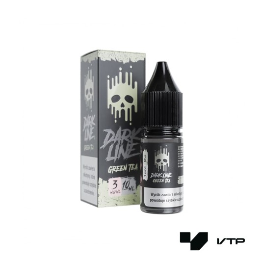 *LIQUID DARK LINE - GREEN TEA 10ML 03MG -zdjęcie numer 1