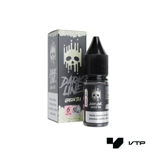 *LIQUID DARK LINE - GREEN TEA 10ML 06MG -zdjęcie numer 1