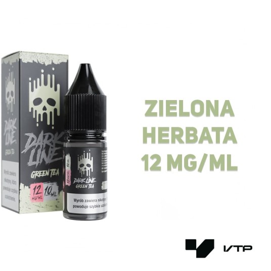 *LIQUID DARK LINE - GREEN TEA 10ML 12MG -zdjęcie numer 2