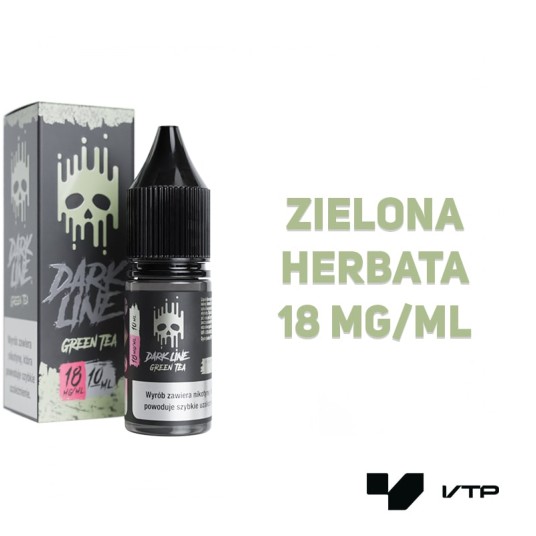 *LIQUID DARK LINE - GREEN TEA 10ML 18MG -zdjęcie numer 2