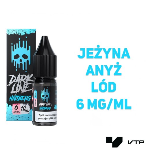 *LIQUID DARK LINE - HAJSBERG 10ML 06MG -zdjęcie numer 2