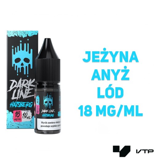 *LIQUID DARK LINE - HAJSBERG 10ML 18MG -zdjęcie numer 2