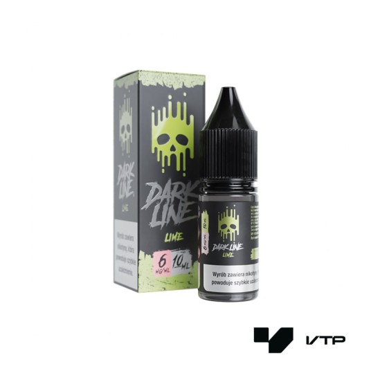 **LIQUID DARK LINE - LIME 10ML 06MG -zdjęcie numer 1