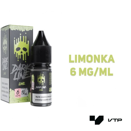 *LIQUID DARK LINE - LIME 10ML 06MG -zdjęcie numer 2